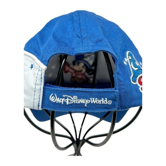 WALT DISNEY WORLD Mickey Fantasia Sorcerer Size Youth Blue White Cap - Picture 8 of 13
